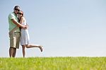 Young Couple Having A Good Time Stock Photo