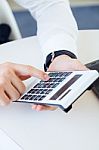 Young Handsome Man Working In His Office Stock Photo