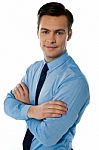 Young Male Business Executive Stock Photo