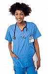 Young Medical Doctor Woman Stock Photo