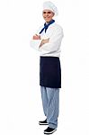 Young Smiling Confident Male Chef Stock Photo