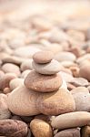 Zen Tower Vertical Small Stock Photo