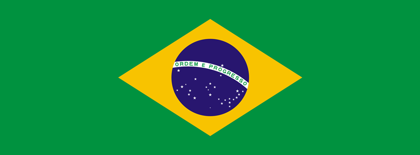 Brazil Flag Facebook Cover Photo (PNG file)