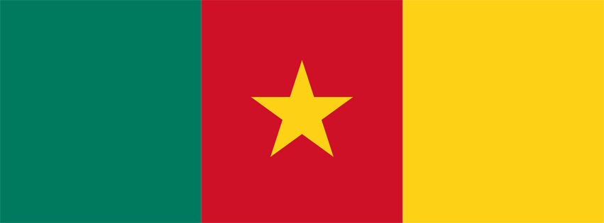 Cameroon Flag Facebook Cover Photo (PNG file)