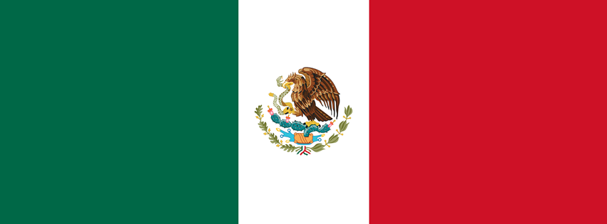 Mexico Flag Facebook Cover Photo (PNG file)