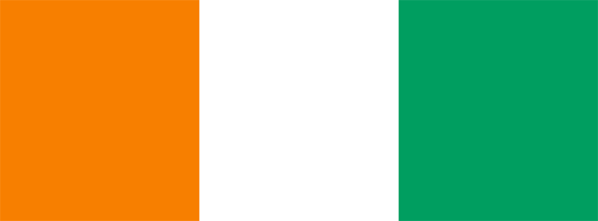Ivory Coast Flag Facebook Cover Photo (PNG file)
