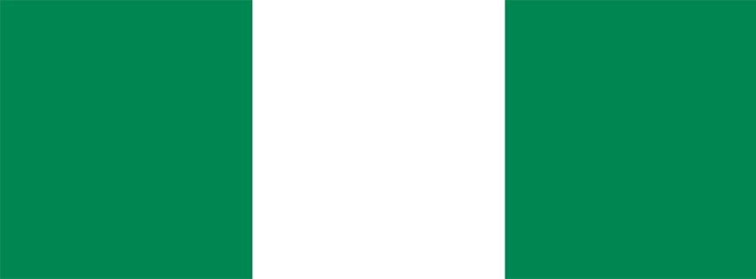 Nigeria Flag Facebook Cover Photo (PNG file)