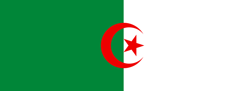 Algeria Flag Facebook Cover Photo (PNG file)