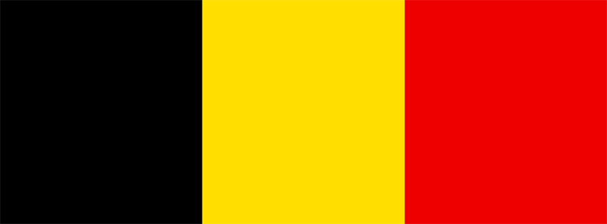 Belgium Flag Facebook Cover Photo (PNG file)