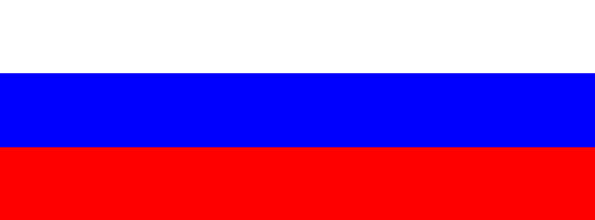 Russia Flag Facebook Cover Photo (PNG file)